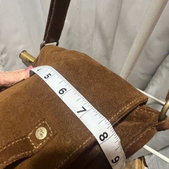 Quiksilver Suede Brown Crossbody Bag - Picture 8 of 10